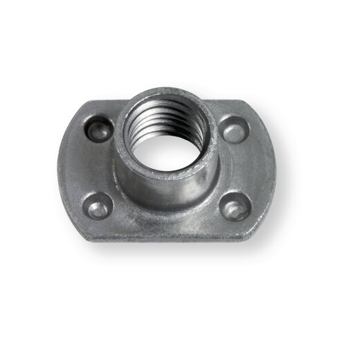 Anpunktmutter Stahl 04 M8 blank